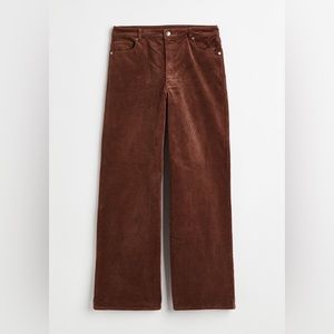 Straight Brown Corduroy Jeans!